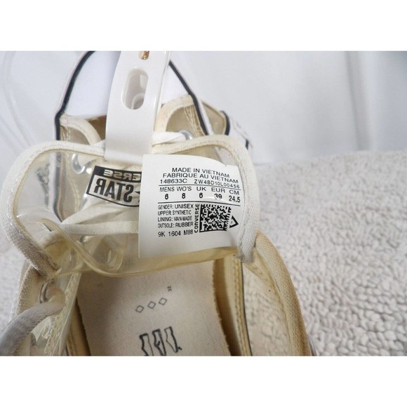 Converse CT All Star 148633C Unisex Adults Clear Lace Up Sneakers Shoes US M6 W8 - Picture 10 of 10